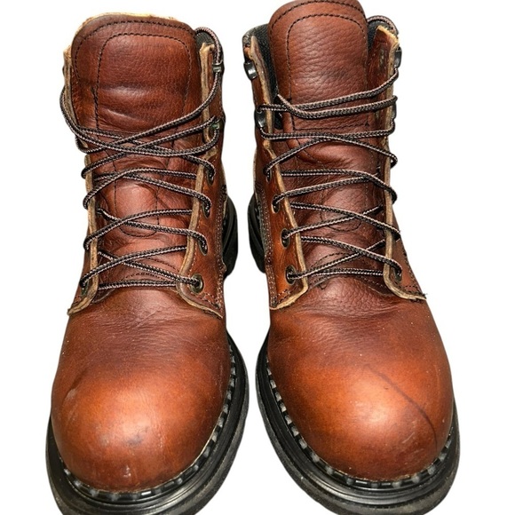 Red Wing Dyna-Force Mens Safety Toe Brown Leather Work Boots men Sz 6.5 women 8 main image 7